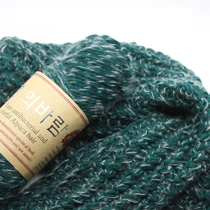 400 г/лот Альпака шерстяная пряжа Гладкий натуральный Толстый кашемир мериноса