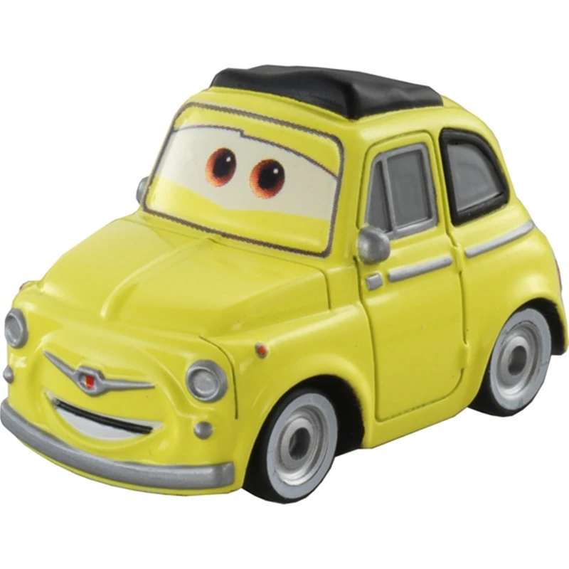 Игрушка Tomica Takara Tomy Disney Mini CARS 2 желтая люиджи искусственная спасательная литые