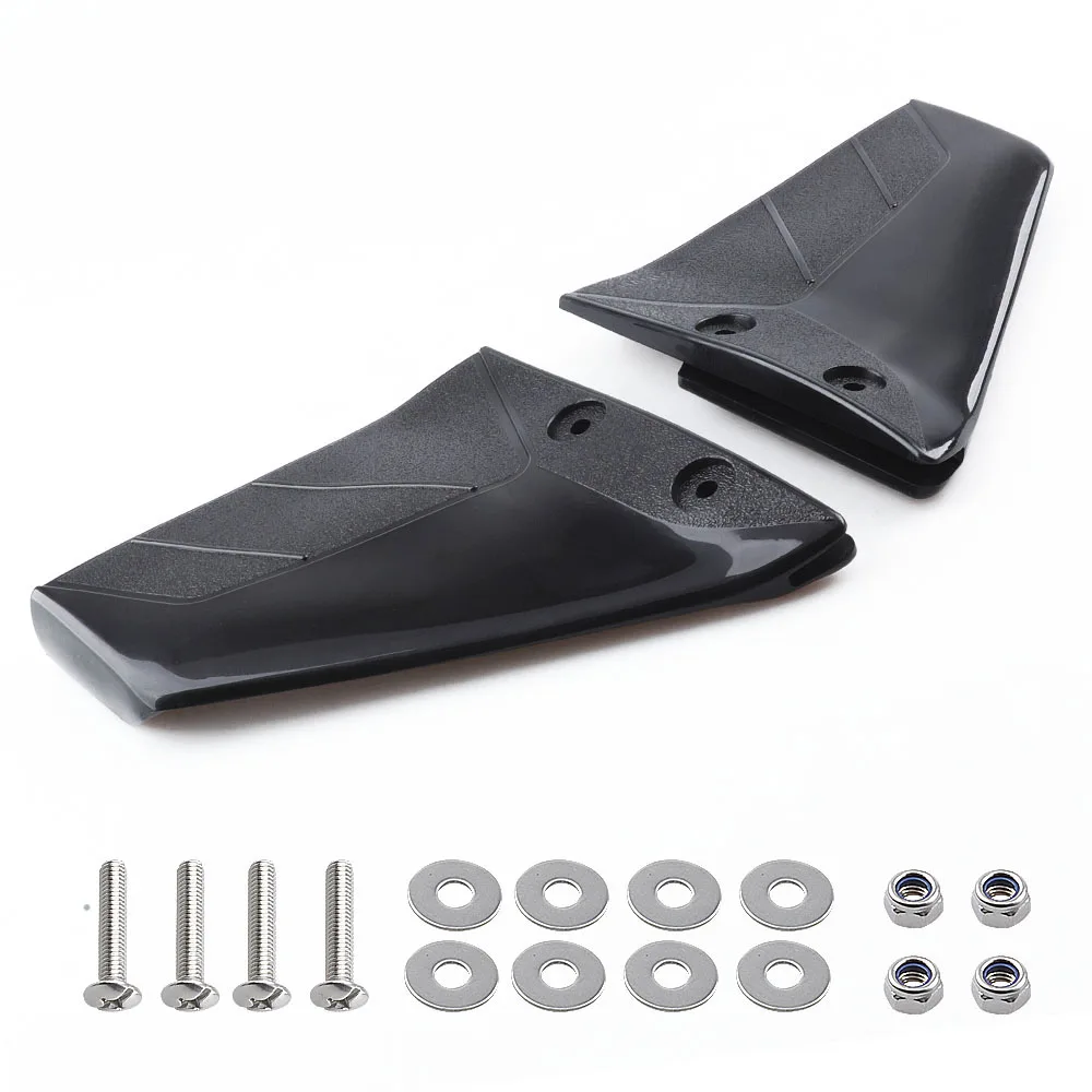 

1 Pair Small Hydrofoil Boat Motor Stabiliser Enigne Components for 4-50HP Outboard with Bolt Nut ABS Black Boat Parts