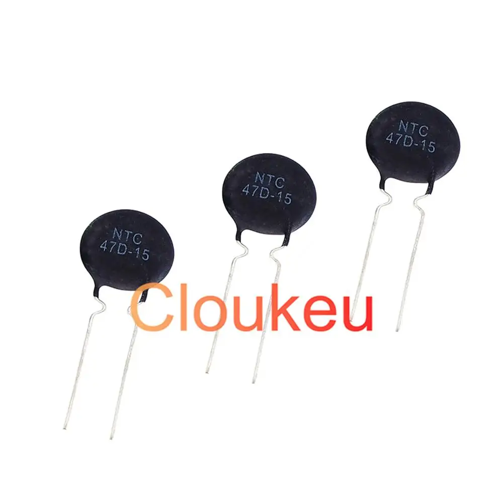 

NTC Thermistor Resistance 1.5D 2.5D 3D 5D 8D 10D 15D 16D 20D 22D 30D 47D-15 MF72