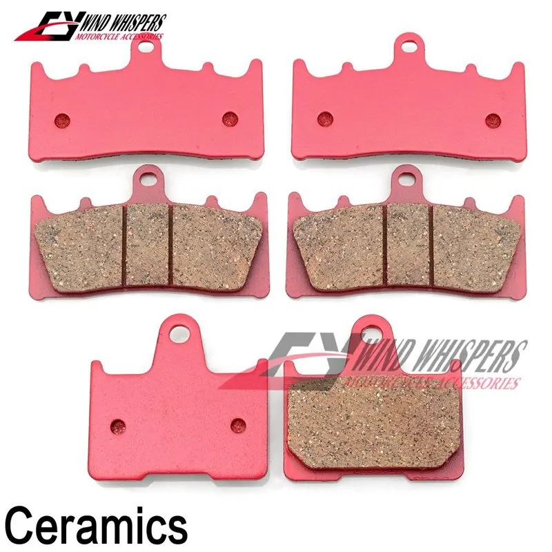 Керамические передние и задние тормозные колодки для Suzuki GSXR1000 GSXR 1000 K1 K2 2001 2002 GS 1200