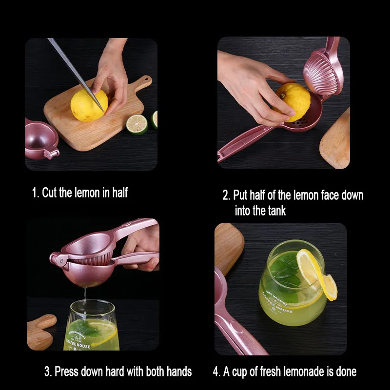 Ручная соковыжималка для цитрусовых лимона и апельсина фруктов пресс из