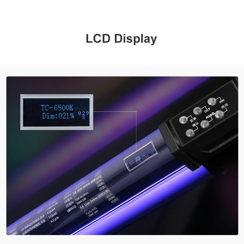 Nanlite Pavotube светодиодный ламповый светильник 15c 30c 77 см 117 RGB Цвет 2700K 6500K ручной