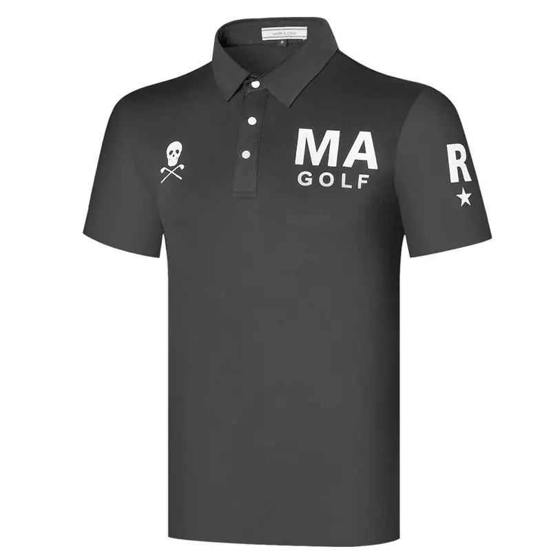 Футболка мужская с коротким рукавом рубашка для гольфа не скатывается уличная