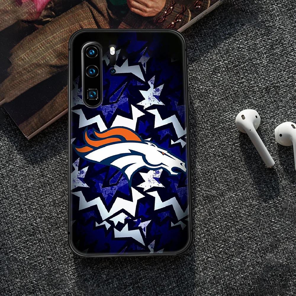 

Football Denver Bronco Rugby Phone Case For Huawei P Mate 10 20 30 40 Lite Pro smart Z 2019 nova 5t black Shell Pretty Cover Tpu