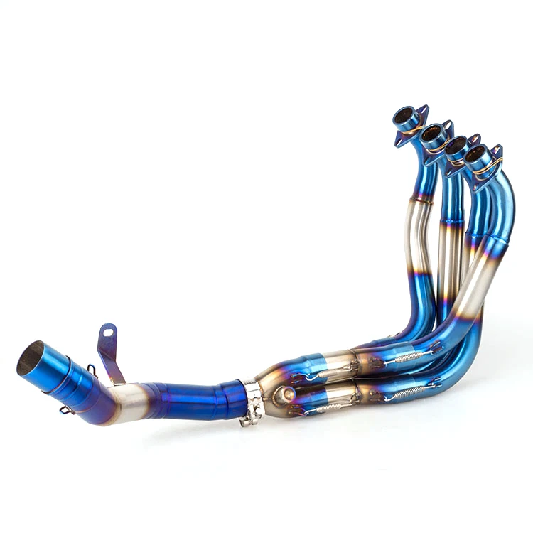 

Motorcycle Modified Z900 Exhaust Pipe Anterior Blue Z900 Blue Midpiece Stainless Steel Piecewise Exhaust