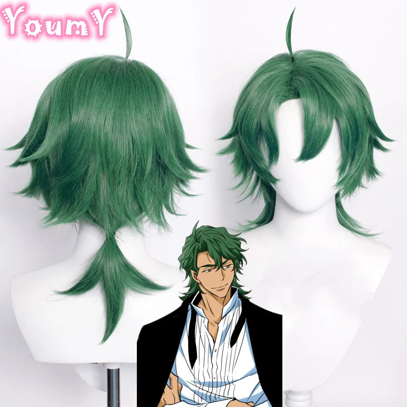 Парик для косплея Джо из аниме бесконечность Короткие термостойкие