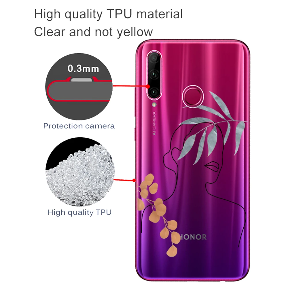 Чехол для телефона Huawei Honor 10i 20i 30i 9 10 20 30 10X Lite Pro 9X 8X | Мобильные телефоны и