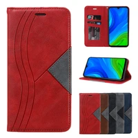 business wallet leather case for huawei p smart 2020 y6p p40 nova 7se lite honor 9x 9s fundas shockproof full protection cover
