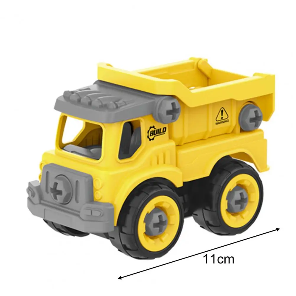 

Creative Engineering Toy Detachable Assembly Easily Plastic Construction Vehicles Model Toy for Kids Games