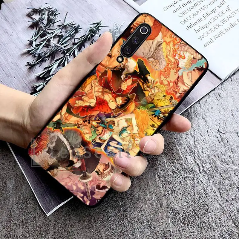 

One Piece Luffy Anime cartoon Phone Case For Xiaomi Mi A1 A2 5 6 6PLUS 8 9 SE Lite MIX 2 2S MAX 2 3 Pocophone F1