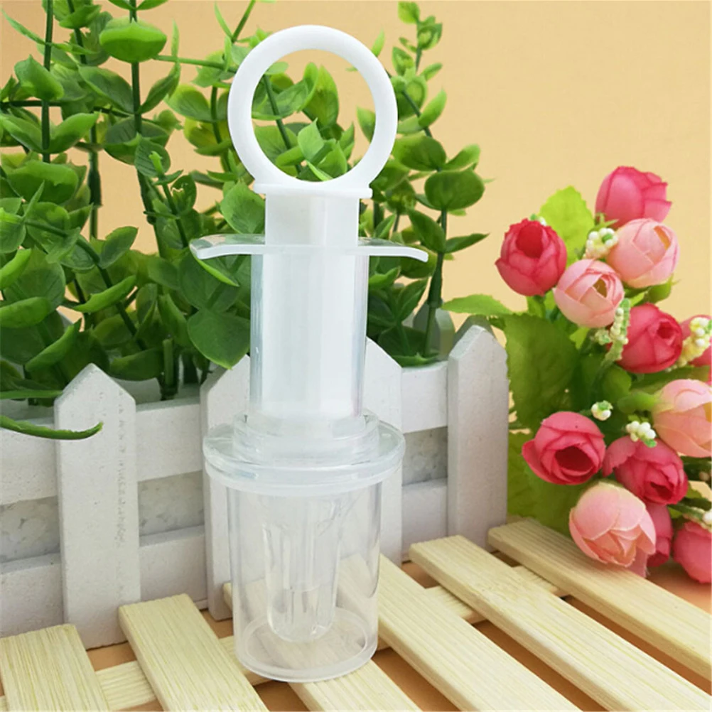

Transparent Baby Squeeze Medicine Dropper Dispenser Feeding Flatware Utensils Infant Nipple Syringe Baby Pacifier Needle Feeder