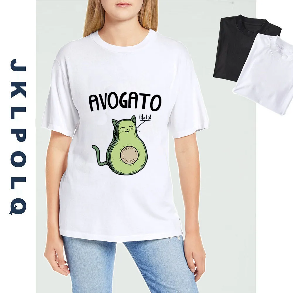 

JKLPOLQ женская футболка, Повседневная Свободная летняя смешная женская футболка, кавайная футболка с коротким рукавом из 100% хлопка