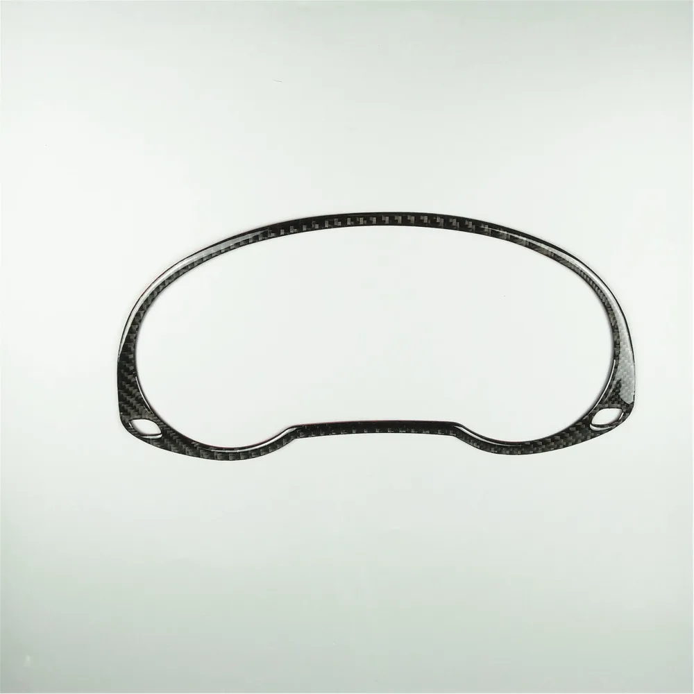 Углеродное волокно Авто Спидометр украшения Рамка Отделка приборной панели