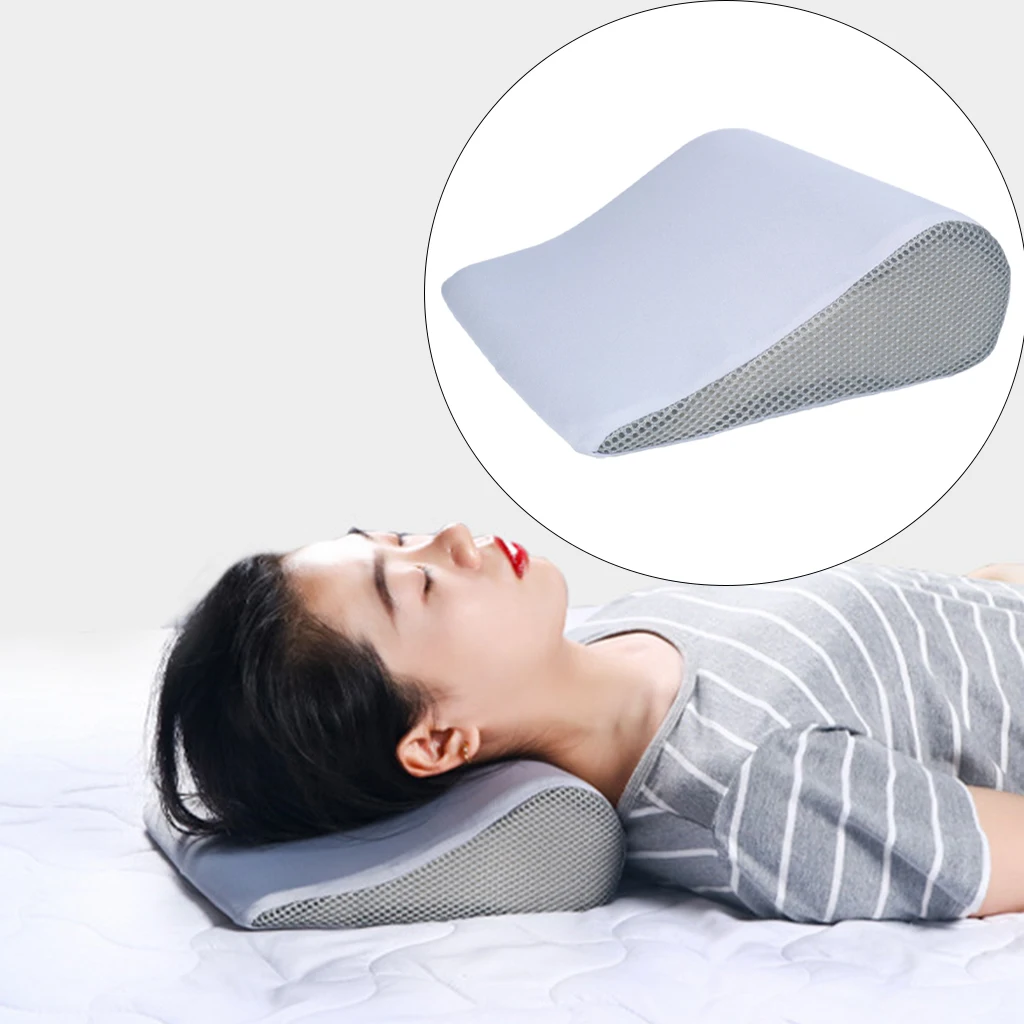 

Neck Memory Foam Cervical Pillow Ergonomic Orthopedic Firm Support Neck Support Pillow for Elders Teachers Office Workers
