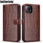 Чехол для Xiaomi Mi 11 Mi11 Lite, мягкий силиконовый и кожаный чехол-книжка, ударопрочный чехол для телефона Xiaomi mi 11 Lite, чехол