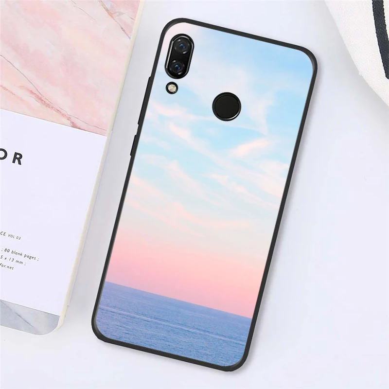 Розовый милый чехол для телефона Maiyaca kawaii sky space Sunset Cloud Art Для Xiaomi Redmi4X 6A 9 Go Redmi 5 5Plus