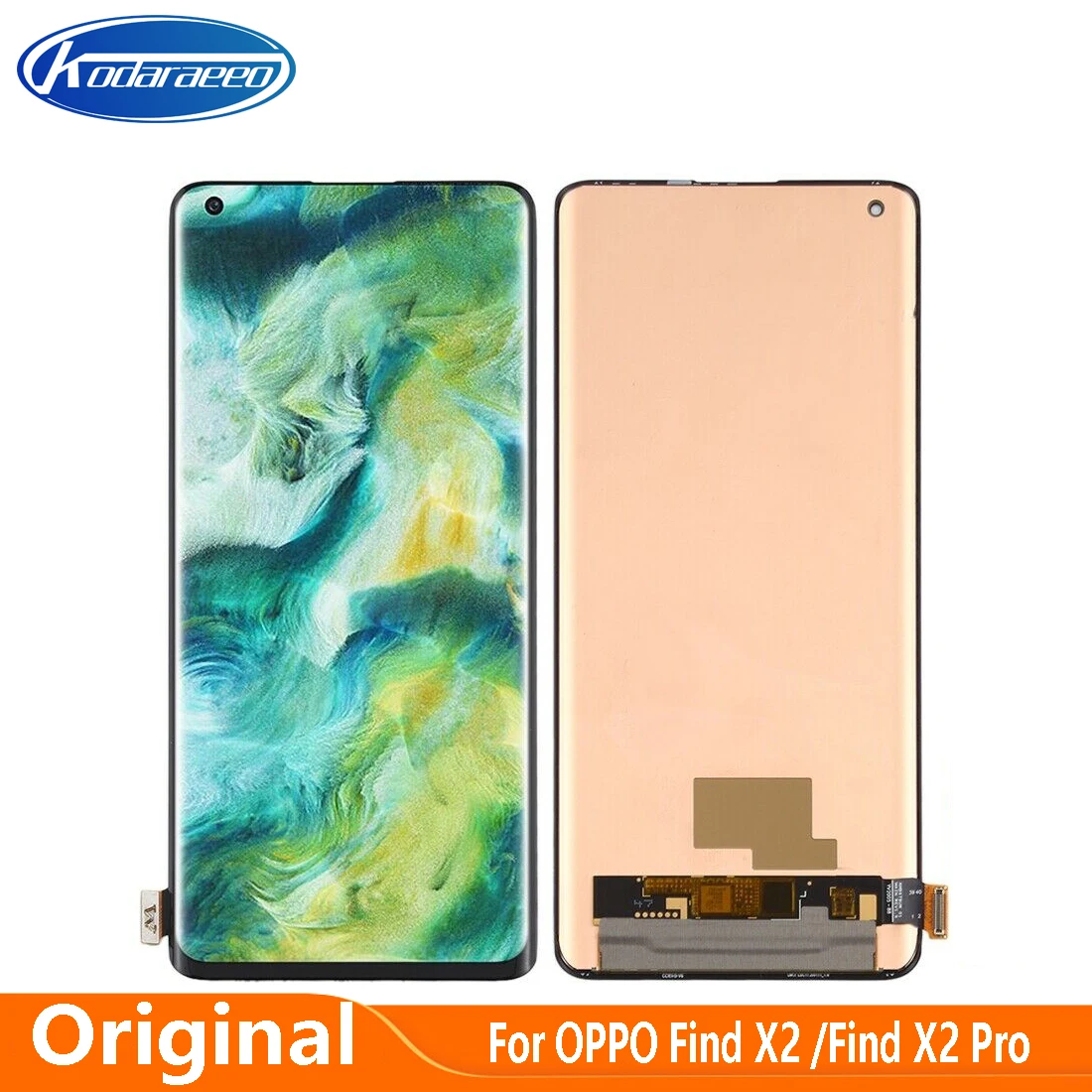 Pantalla AMOLED Original para OPPO Find X2 Pro, repuesto de pantalla t&aacute;ctil LCD de 6,7 pulgadas, accesorios de reparaci&oacute;n, CPH2025, PDEM30, CPH2023, PDEM10-0