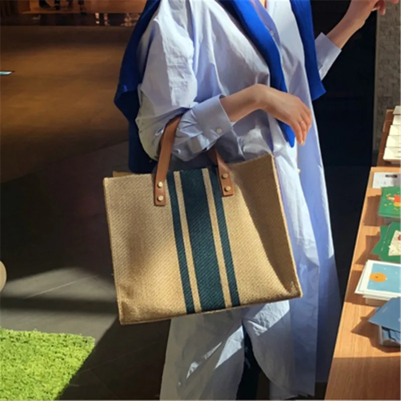 

NEW Woman Bag Women Handbag Straw Bag Big Bags For Woman 2020 New Color Matching Weaving BigHandbag Fashion Sexy Casual