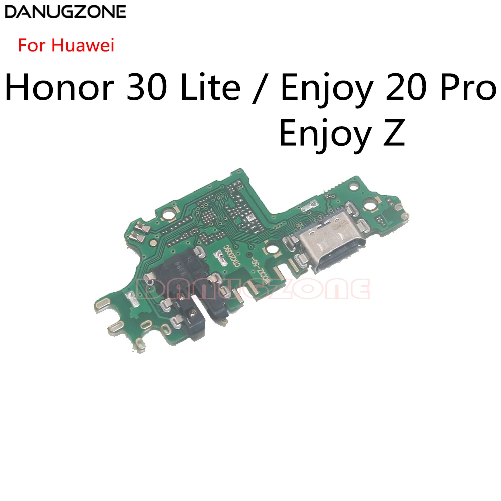 

10 шт. для Huawei Honor 30 Lite / Enjoy 20 Pro / Enjoy Z USB зарядная док-станция порт Гнездо разъем зарядная плата гибкий кабель