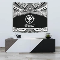 hawaii tapestry guam flag polynesian flower pattern 3d printed tapestries rectangular home decor living room wall hanging