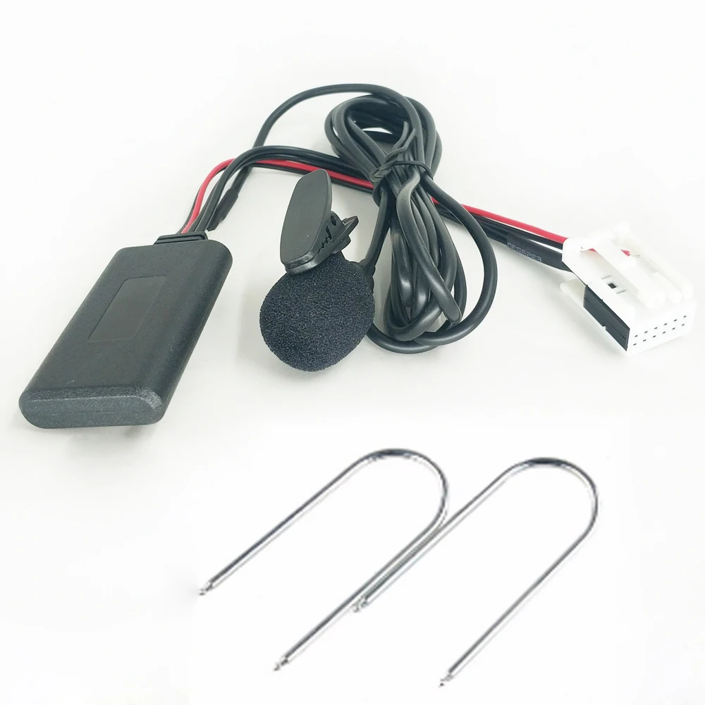 Biurlink автомобильное радио RD4 Bluetooth Музыка AUX адаптер телефон громкой связи для peugeot, для Citroen 12Pin - Название цвета: aux bluetooth mic