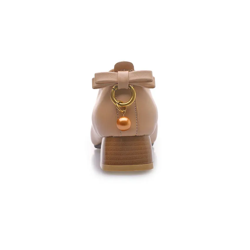 Женские туфли из искусственной кожи QUTAA черные туфли-лодочки на платформе с