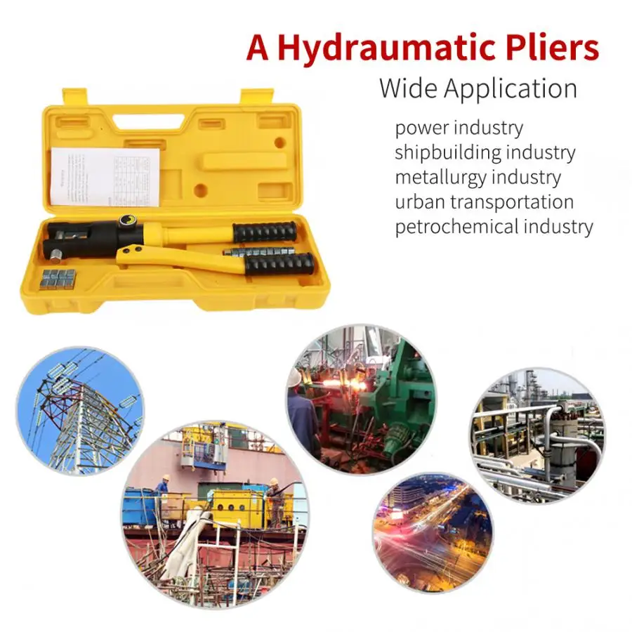 Гидравлический провод кабель батарея наконечник щипцы обжимной инструмент с 7