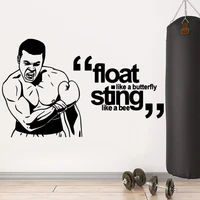 diy decal boxing fitness vinyl wall sticker for gym room wall decals wallpaper stickers vinilo fitness 3383