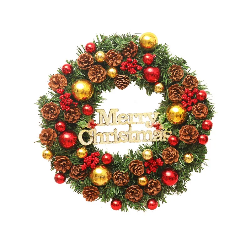 

New best-selling Christmas pine cone garland pendant hotel shopping mall family decoration Christmas ornaments party supplies