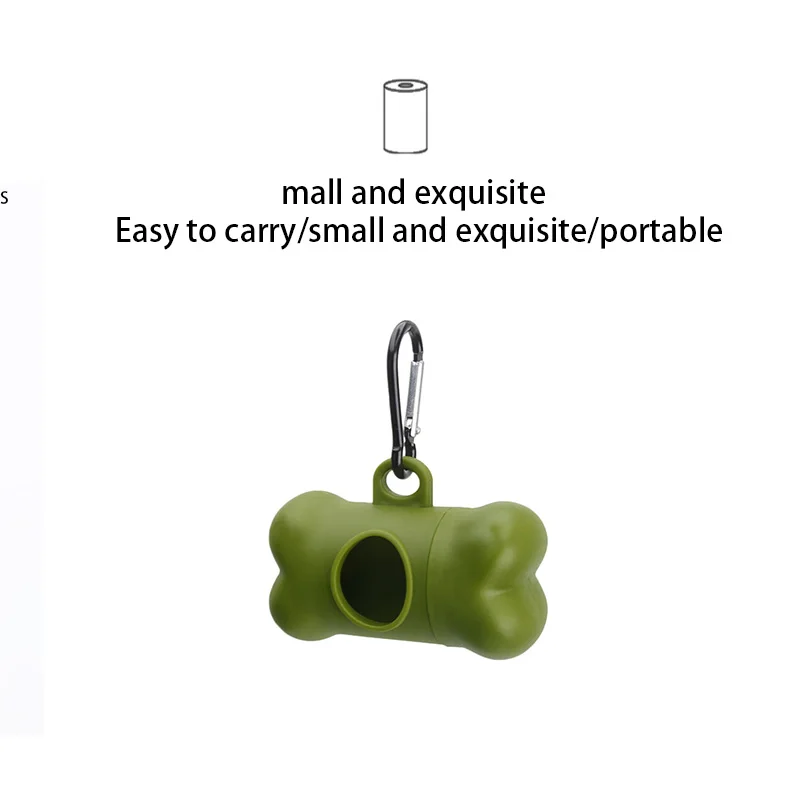 

Открытый портативный мешок для сбора мусора от домашних животных дозатор собаке кость диспенсер портативный