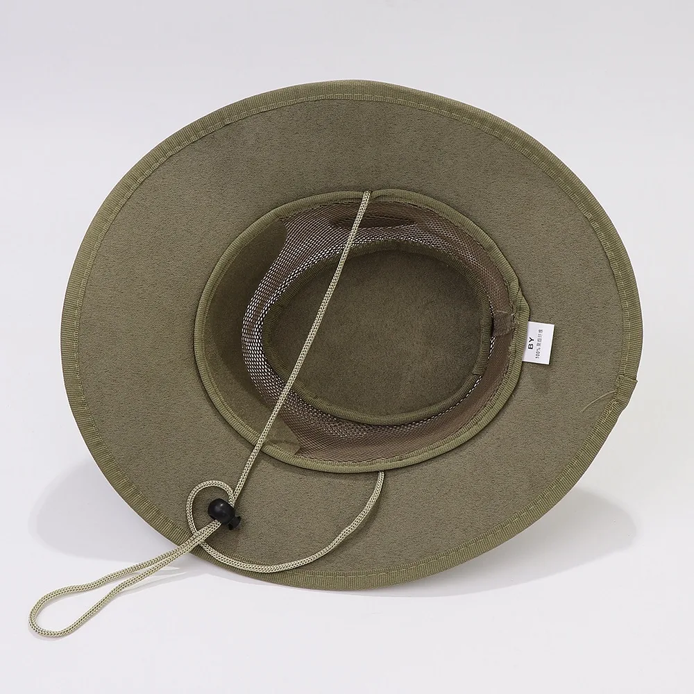 Зимние мужские ковбойские шапки повседневные стильные замшевые дышащие