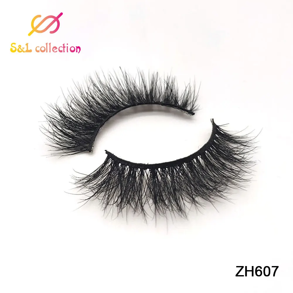 Пушистые норковые ресницы короткие грязные Висячие натуральные 10 мм 18 Hamdmade