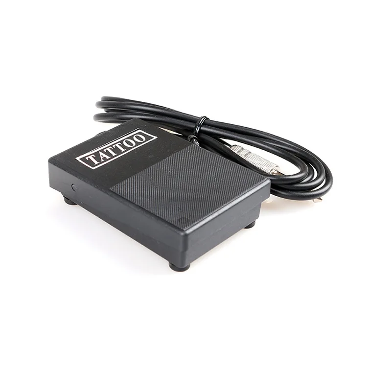 Тату-машинка Татуировки Ножной Переключатель педаль Питание Черного цвета