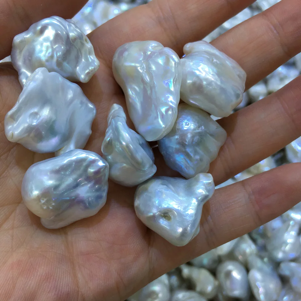 Natural Freshwater Pearl Irregular Pendant Charms For Jewelry Making DIY Necklace Accessories Free Loose Beads | Украшения и