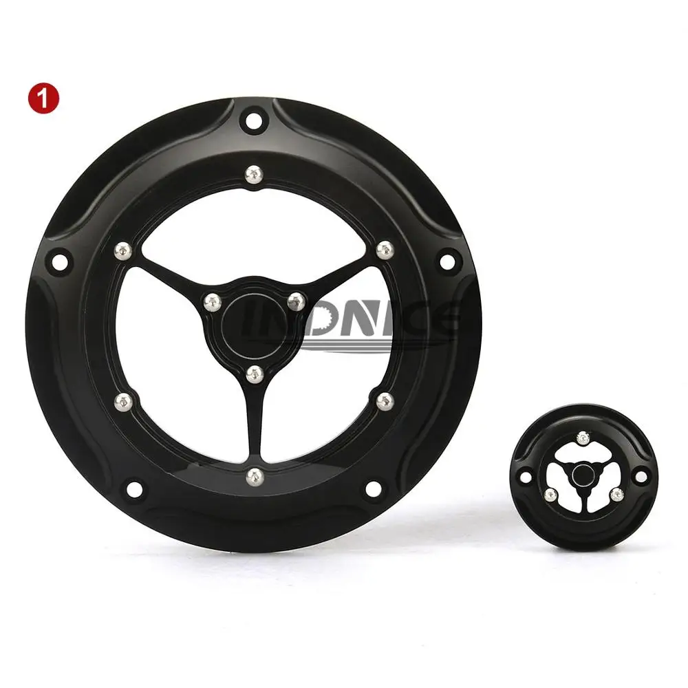 Для Harley 2017-2020 CVO Street Glide FLHXSE Road Ultra FLTRU Clear Red Air breather filter Derby point ti | Автомобили и