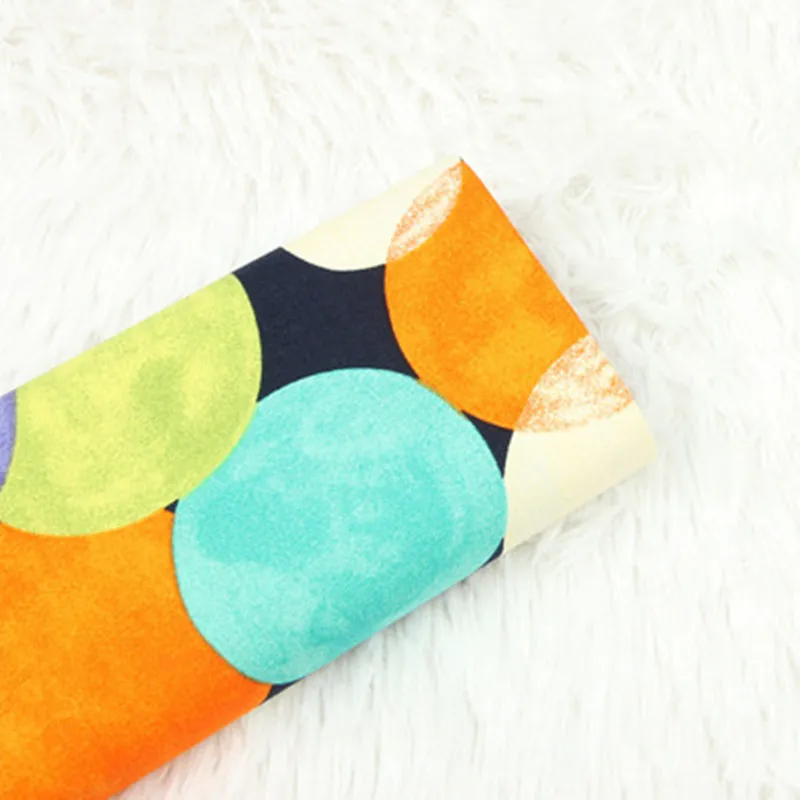 

Half Yard Thicken Cotton Fabric With Northern Europe Talasite Print Handmade DIY Mouth Gold Package Bag Cloth 100% Cotton T644