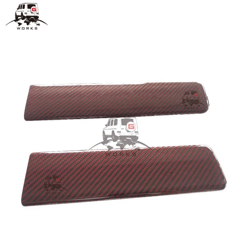 

ON SALE W464 interior red carbon parts for G-class W463A 2018-2020model auto parts for new W464 dashboard carbon fiber parts