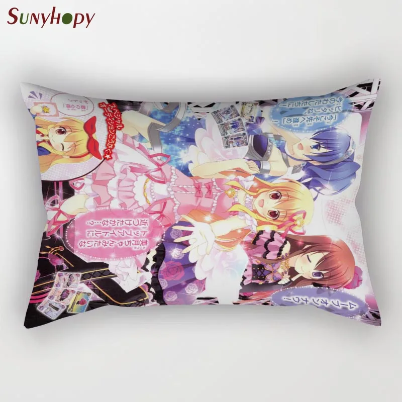 Популярный Стиль Aikatsu! Оригинальные разноцветные наволочки из полиэстера для