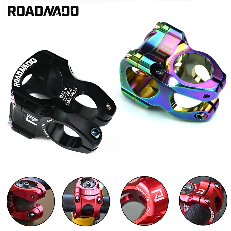 Короткий шток для горного велосипеда 31 8*35 мм руля CNC дорожный из высокопрочного