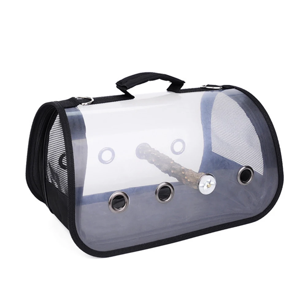 

Portable Transparent Travel Birds Cage Lightweight Breathable Birdcage Single Shoulder Bag 41X23X28cm Bird Supplies LBShipping