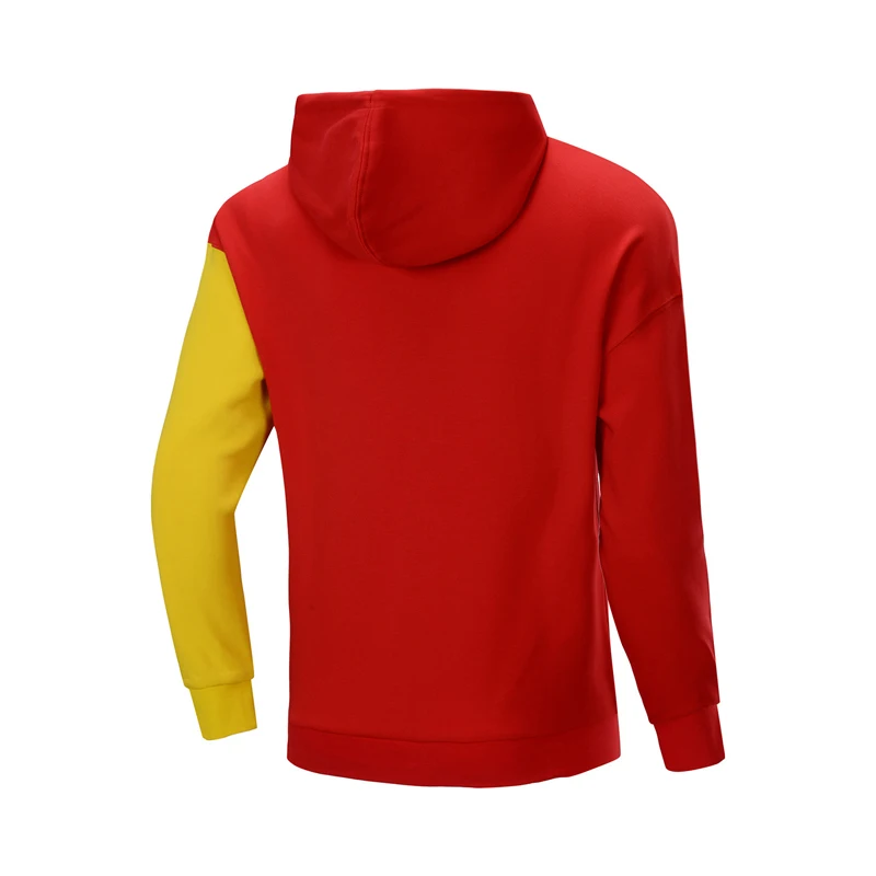 Li-Ning мужской трендовый свитер с длинным рукавом толстовка капюшоном обычная