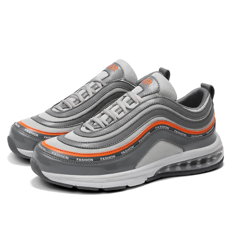 Air Cushion Thick Sole Platform Sneakers Men Vulcanize Shoes Man Mixed Color Chunky Dad Shoes Men Trainers Creepers Loafers