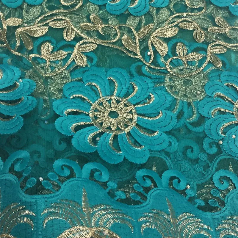 Высококачественная ткань французский тюль кружева вышивка шелковый шнур