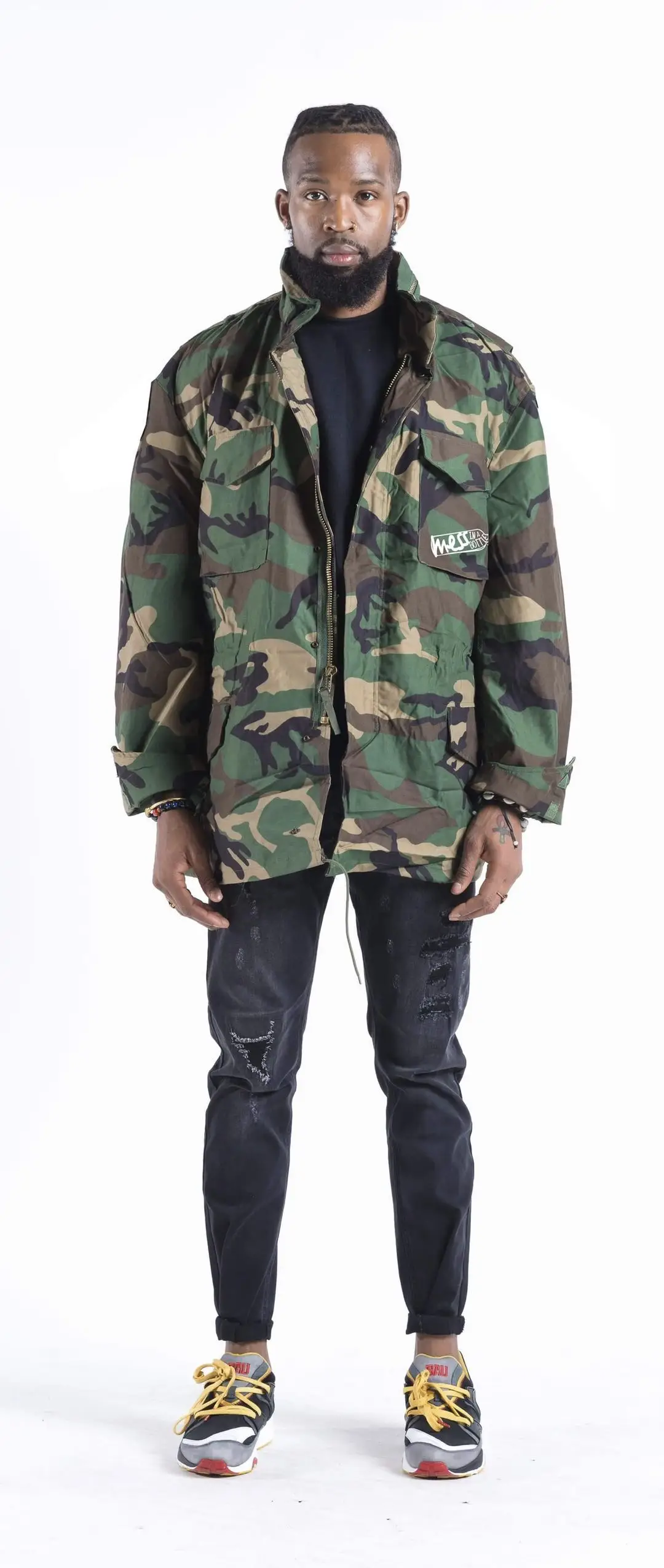 Мужская камуфляжная куртка в стиле милитари M65|Мужские куртки| |