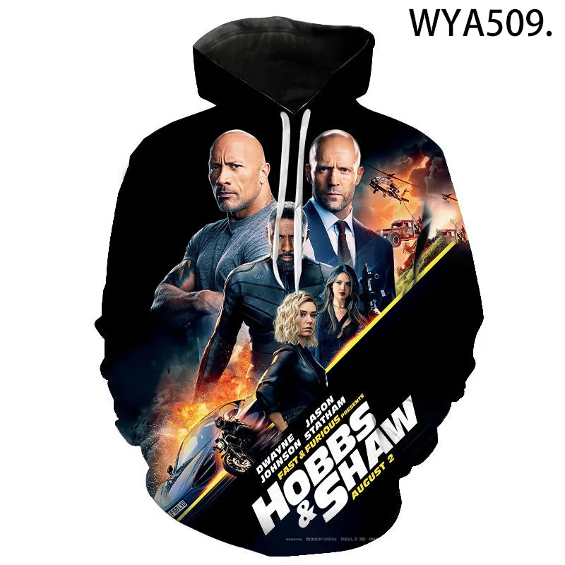 

2020 New Hoodies Fast & Furious Men Women Children Sweatshirts 3D Printed Boy Girl Kids Streetwear Fashion Pullover Casual Coat