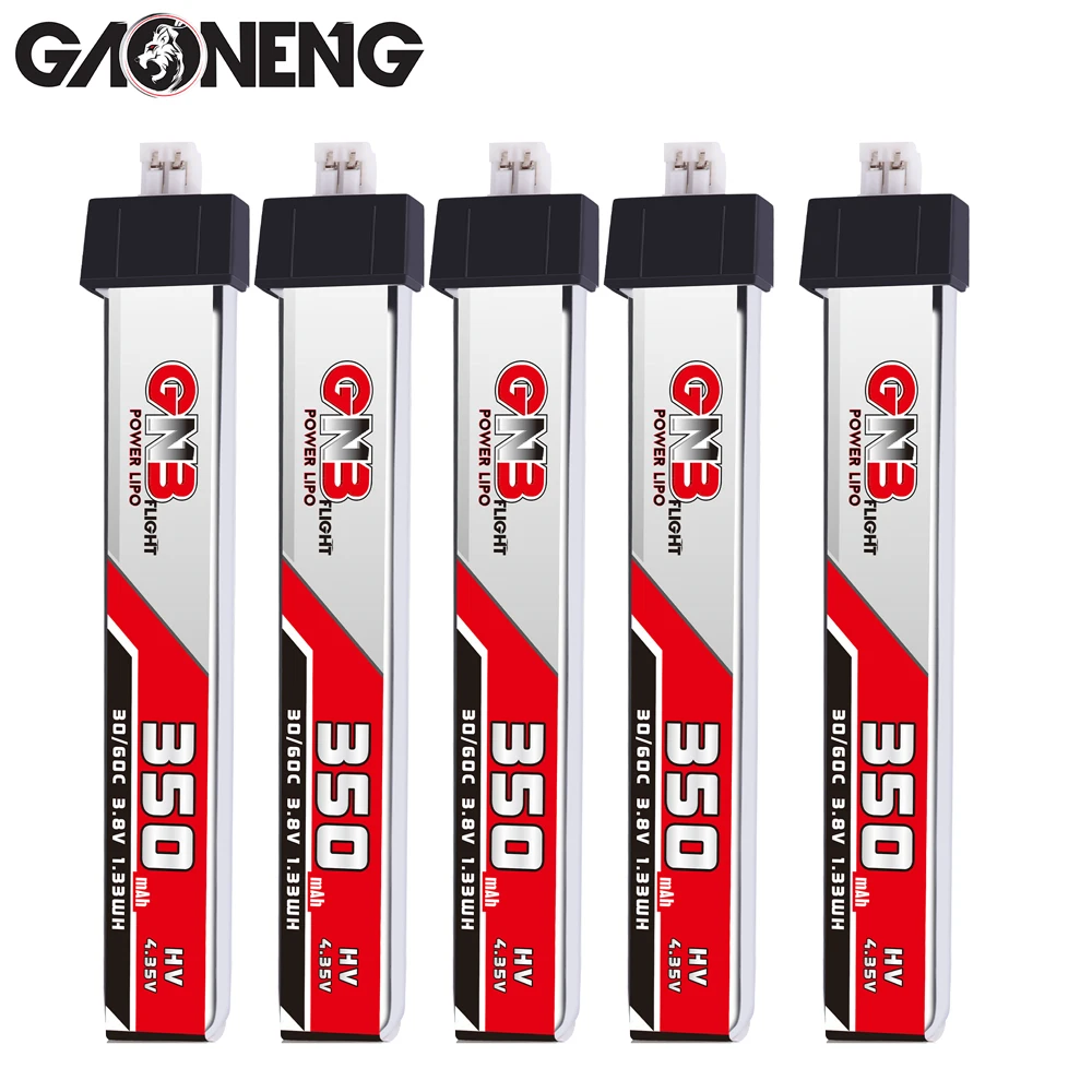 gaoneng gnb 350mah 38 v 76 v 30c 50c1s 2s ph2 0 xt30 lipo аккумулятор для