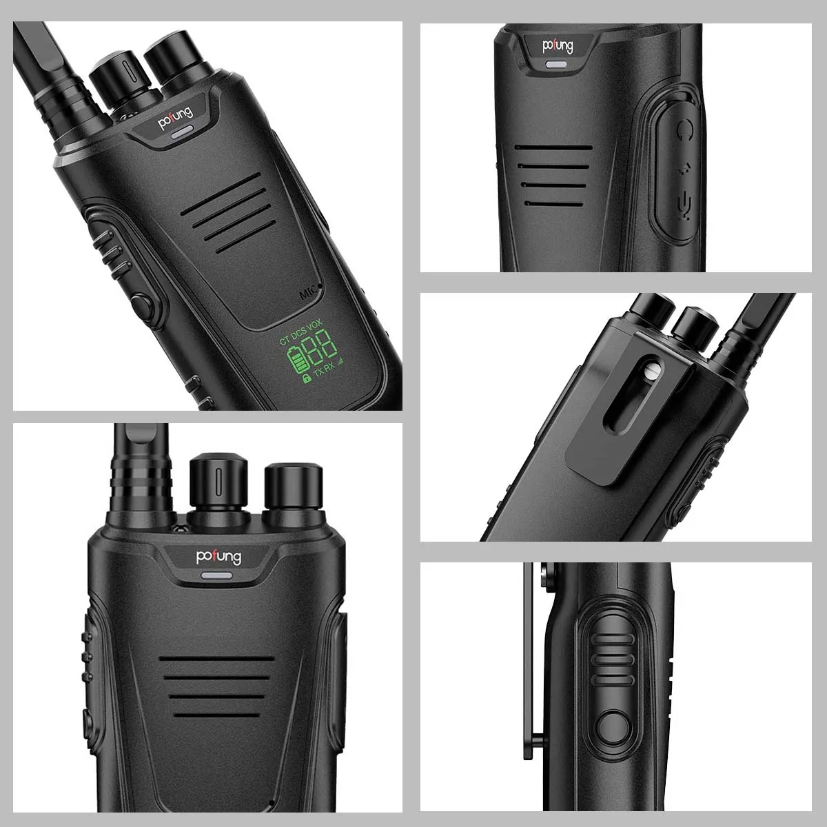 Портативная рация BAOFENG BF-T11 Pofung FRS Walkie Talkie 2 шт. без лицензии аккумулятор 1500 мАч