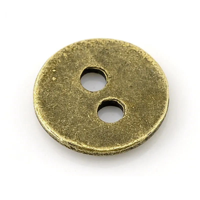 100 шт. антикварных бронзовых морских звезд 2 отверстия пошив металлические кнопки