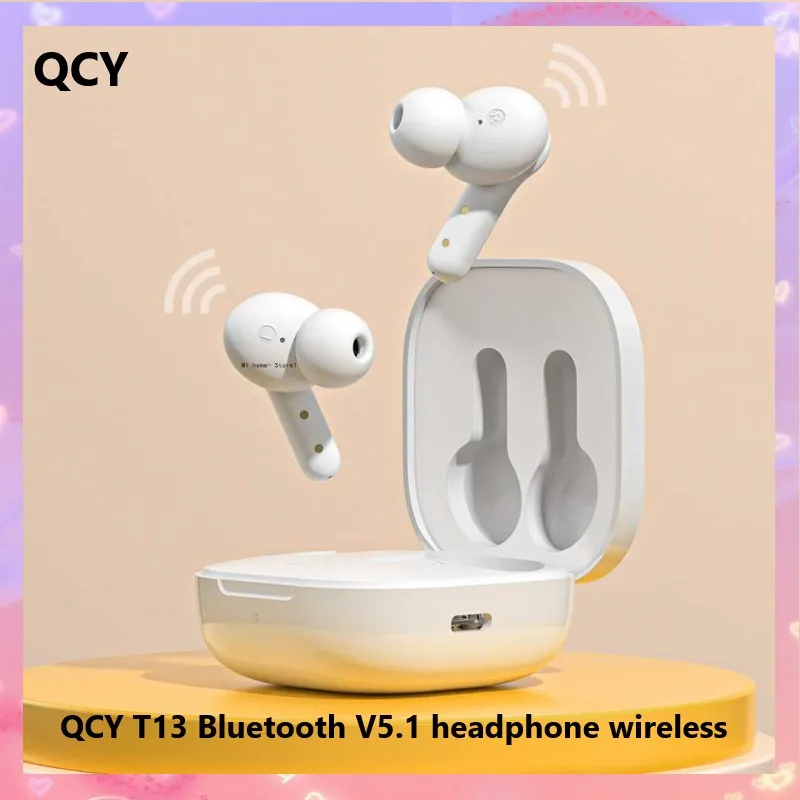 

Mijia QCY T13 Bluetooth V5.1 headphone wireless TWS earphone touch control earbuds Low Latency Headset HiFi AAC Calls Sports